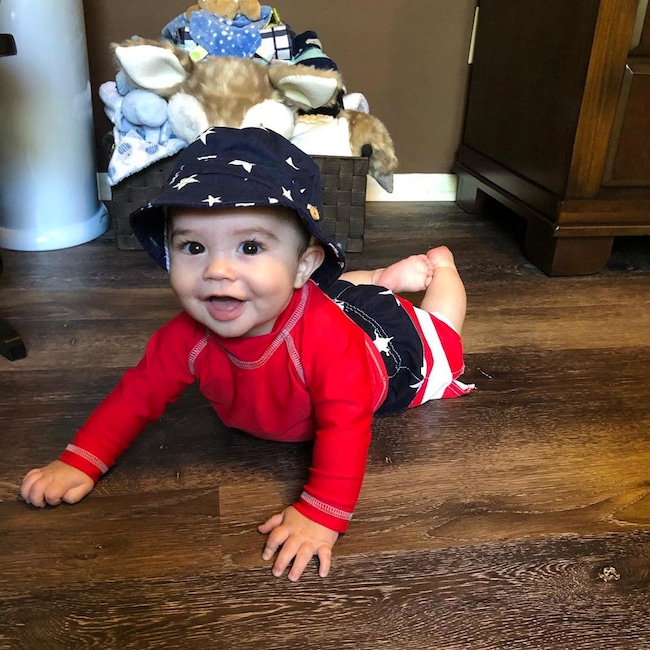 Deena Cortese, Son, C.J., Fourth of July 2019